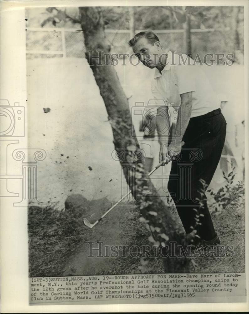 1965 Press Photo Golfer Dave Marr plays the Carling World Championships- Historic Images