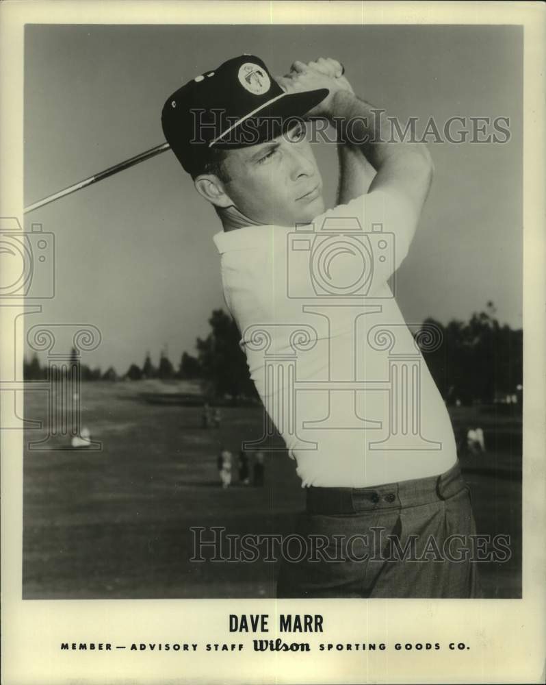 1968 Press Photo Pro golfer Dave Marr - nos22303 - Historic Images