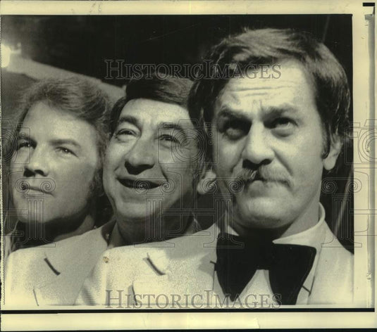 1973 Press Photo Football announcers Howard Cosell and Don Meredith - nos22831 - Historic Images