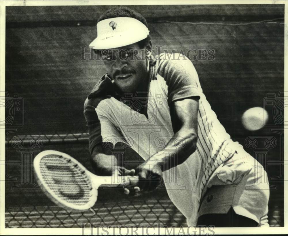 1979 Press Photo Tennis player Linsley McMillion - Historic Images