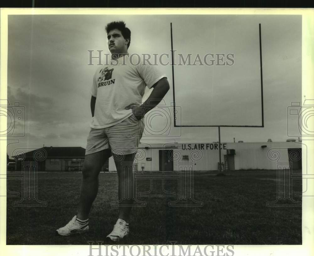 1988 Press Photo Bonnabel High football player Rene Marks - nos23024 - Historic Images