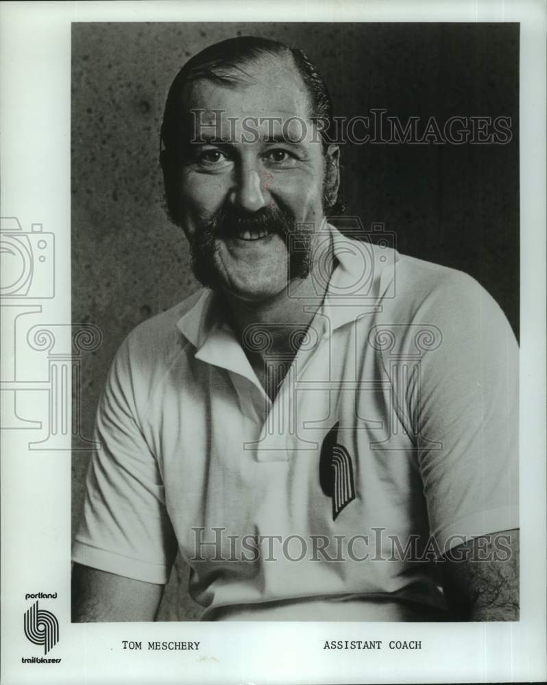 1975 Press Photo Portland Trail Blazers basketball assistant coach Tom Meschery- Historic Images
