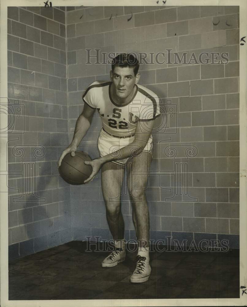 Press Photo Louisiana State University basketball forward James McNeilly- Historic Images