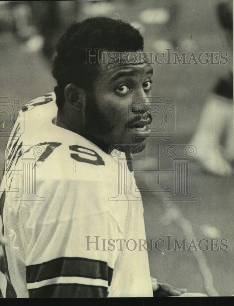 1976 Press Photo Dallas Cowboys football player Harvey Martin - nos23634 - Historic Images