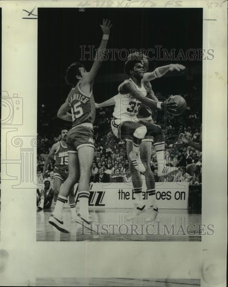 1978 Press Photo New Orleans Jazz basketball player Jimmy McElroy - nos23664 - Historic Images