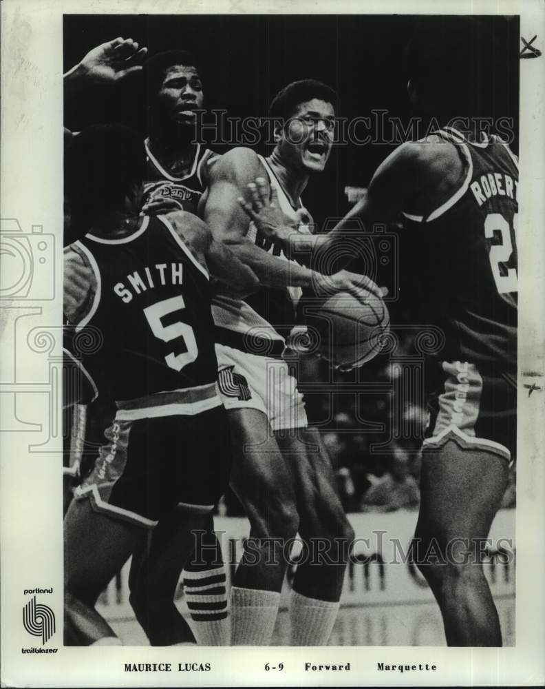 1978 Press Photo Portland Trail Blazers basketball player Maurice Lucas - Historic Images