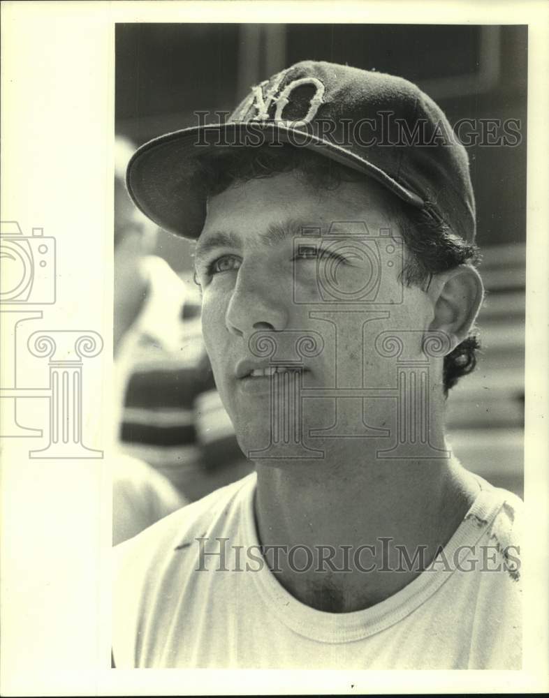 1983 Press Photo Close-up photo of baseball player Tom LoSauro, outfielder & DH - Historic Images