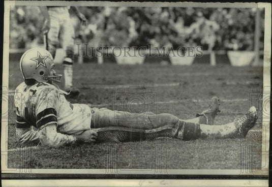 1969 Press Photo Dallas Cowboys football quarterback Craig Morton on the field - Historic Images
