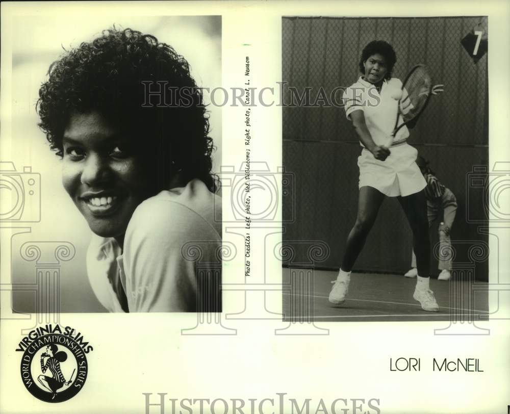 1987 Press Photo Tennis player Lori McNeil - nos24144 - Historic Images