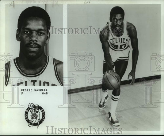 1979 Press Photo Boston Celtics basketball 6-8 forward Cedric Maxwell - Historic Images