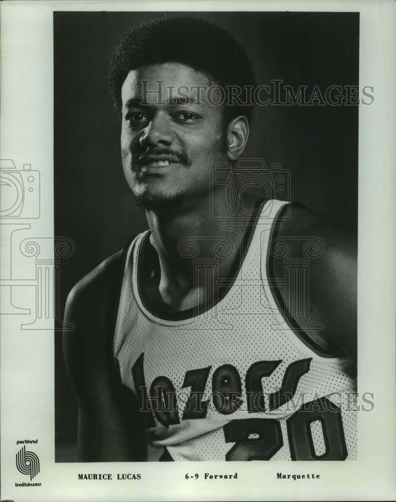 1978 Press Photo Portland Trailblazers basketball player Maurice Lucas - Historic Images