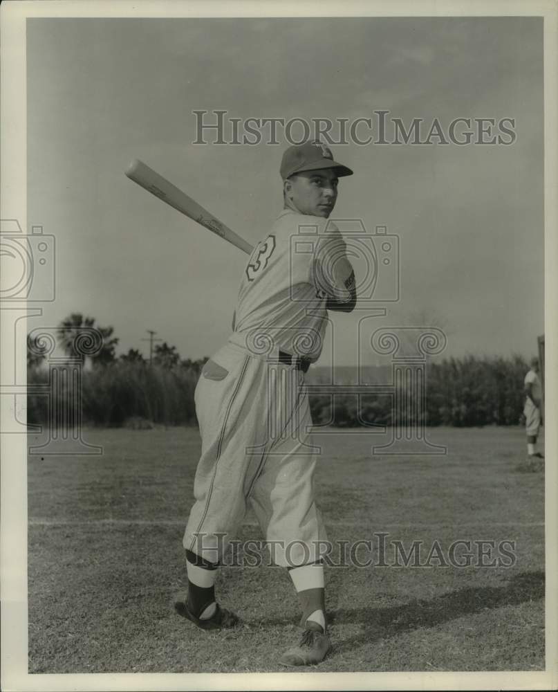 1967 Press Photo Tulane college baseball player Carlos Leiva - nos24954- Historic Images