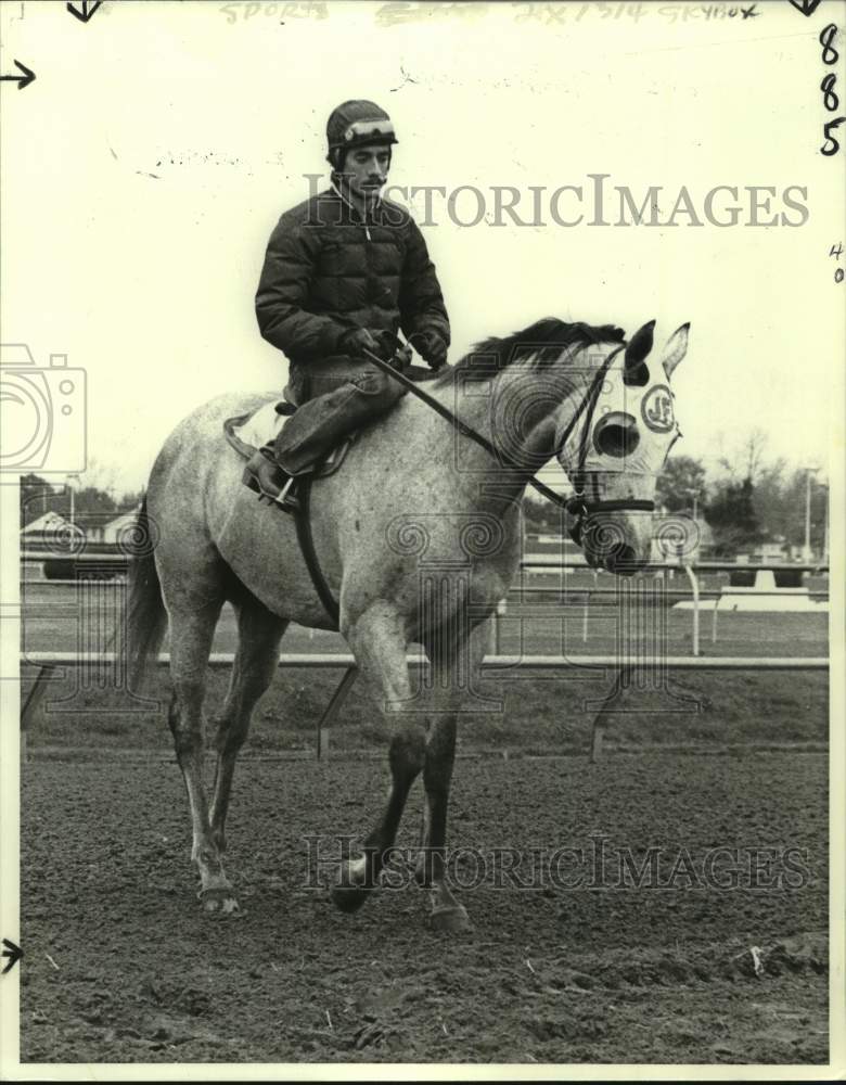 1981 Press Photo Racehorse Perfect Remedy and jockey Ronald Ardoin - nos25117 - Historic Images