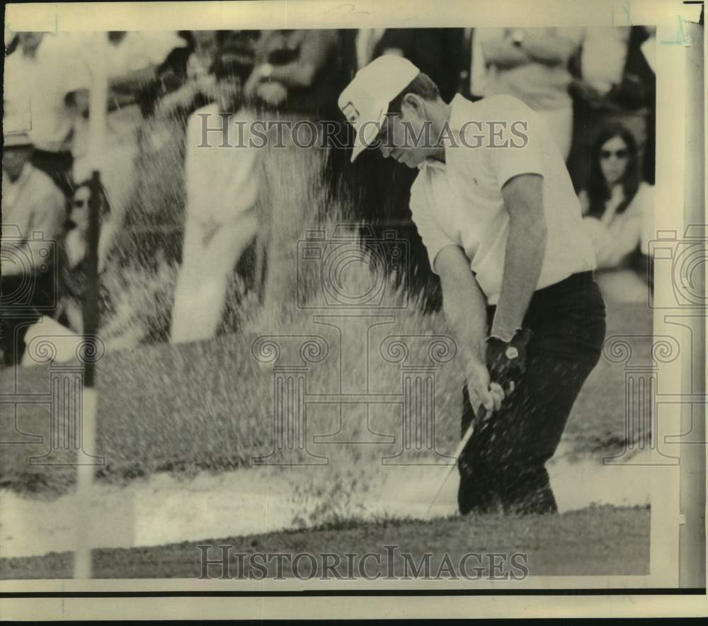 1970 Press Photo Golfer Gene Littler plays the Masters in Augusta, Georgia - Historic Images