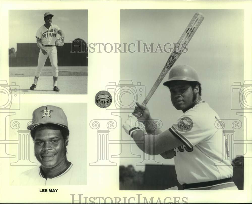 1975 Press Photo Houston Astros baseball player Lee May - nos25767- Historic Images