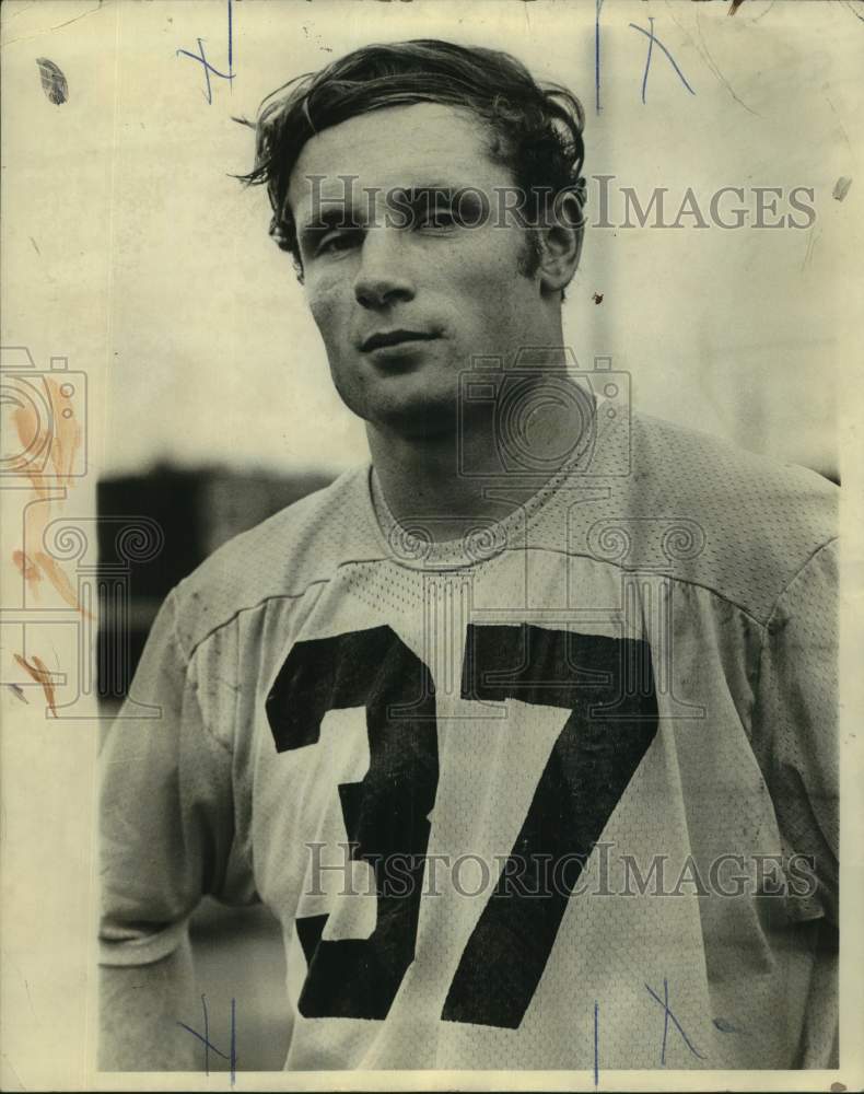 1980 Press Photo New Orleans Saints football player Tommy Myers in practice- Historic Images