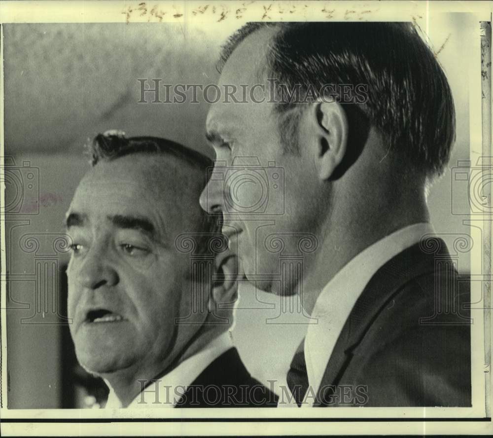 1971 Press Photo Pittsburgh Pirates baseball manager Bill Virdon, Danny Murtaugh- Historic Images