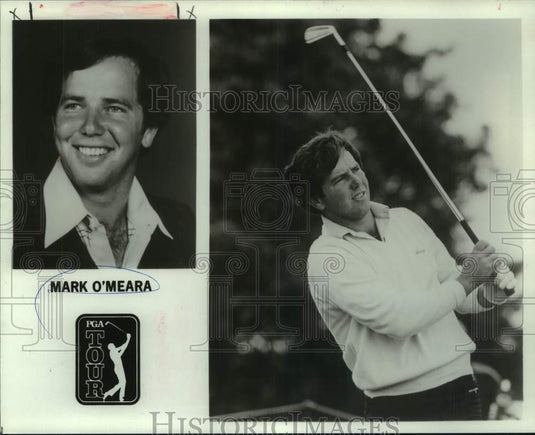 1984 Press Photo Two photos of PGA Tour golfer Mark O'Meara - nos26972- Historic Images