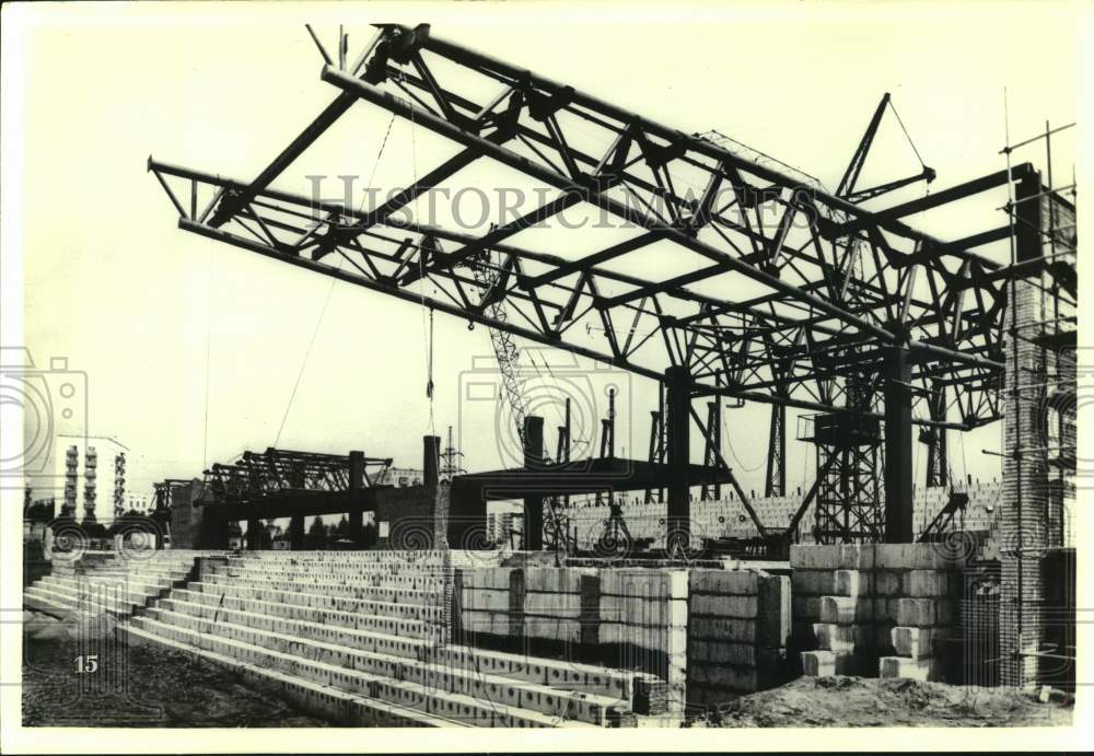 Press Photo An Olympic venue under construction - nos26996 - Historic Images