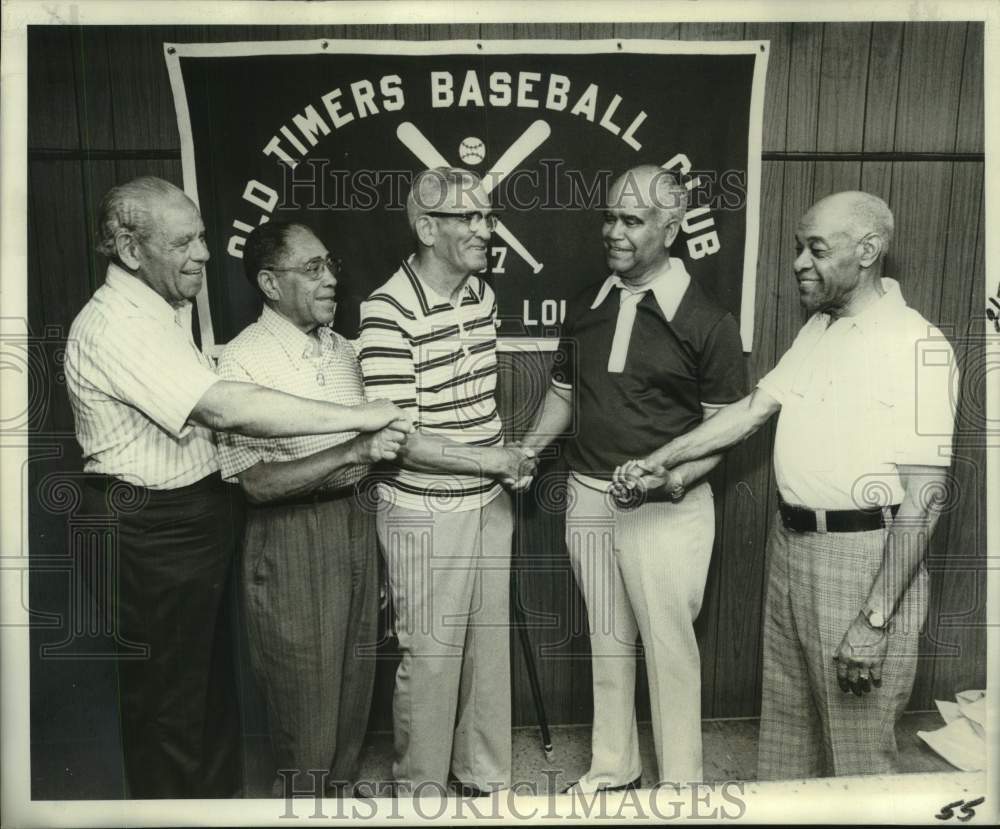 1978 Press Photo Old Timers Baseball Club members - nos27008 - Historic Images