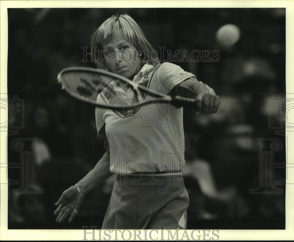 1984 Press Photo Tennis player Martina Navratilova - nos27288 - Historic Images