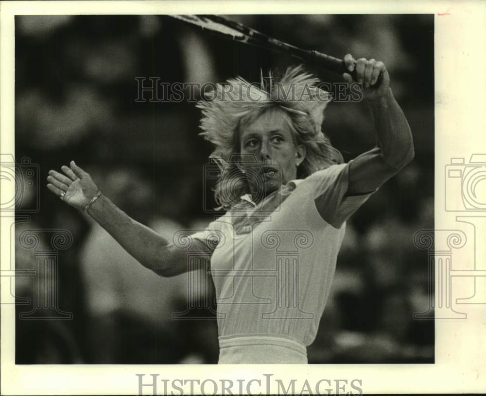 1984 Press Photo Tennis star Martina Navratilova - nos27289- Historic Images