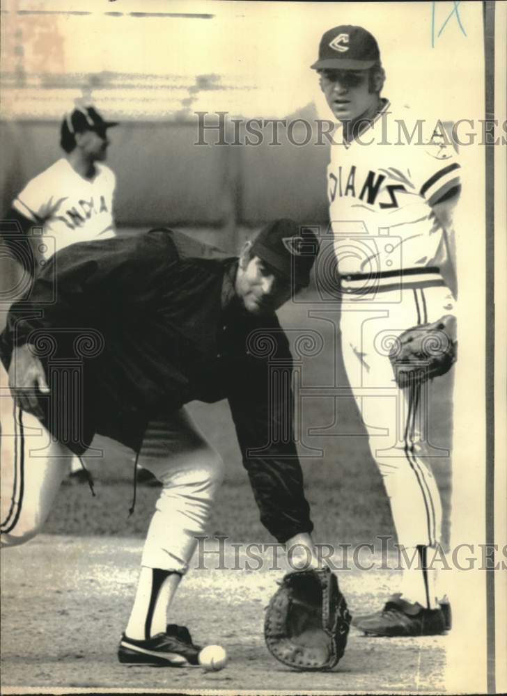 1974 Press Photo Cleveland Indians baseball player Gaylord Perry - nos27408- Historic Images