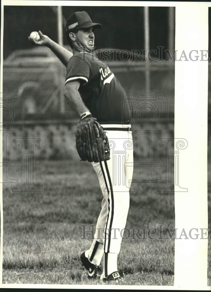 1986 Press Photo Baseball pitcher Gregg Patterson - nos27707 - Historic Images