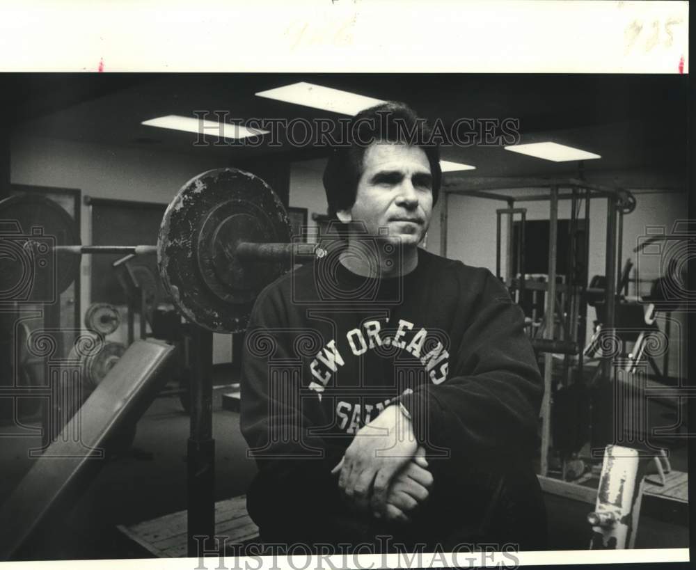 1982 Press Photo New Orleans Saints football strength coach Russell Paternostro - Historic Images