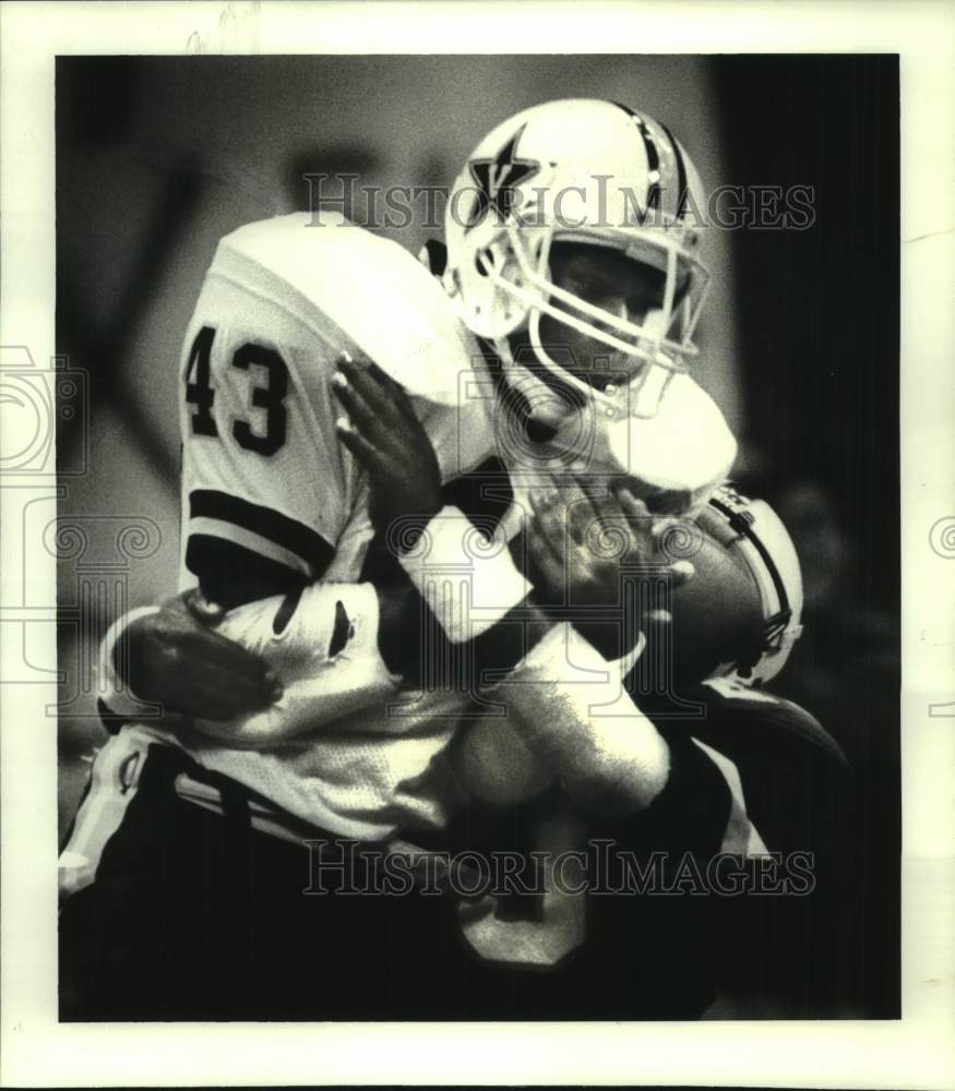 1987 Press Photo Vanderbilt and Tulane play college football - nos28987- Historic Images