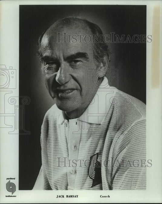 1978 Press Photo Portland Trail Blazers basketball Jack Ramsay - nos29008- Historic Images