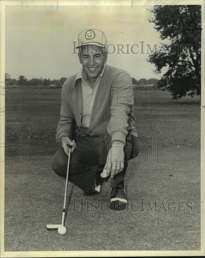 1975 Press Photo Shady Oaks Golf Club champion Baptiste Puissegur - nos29171- Historic Images