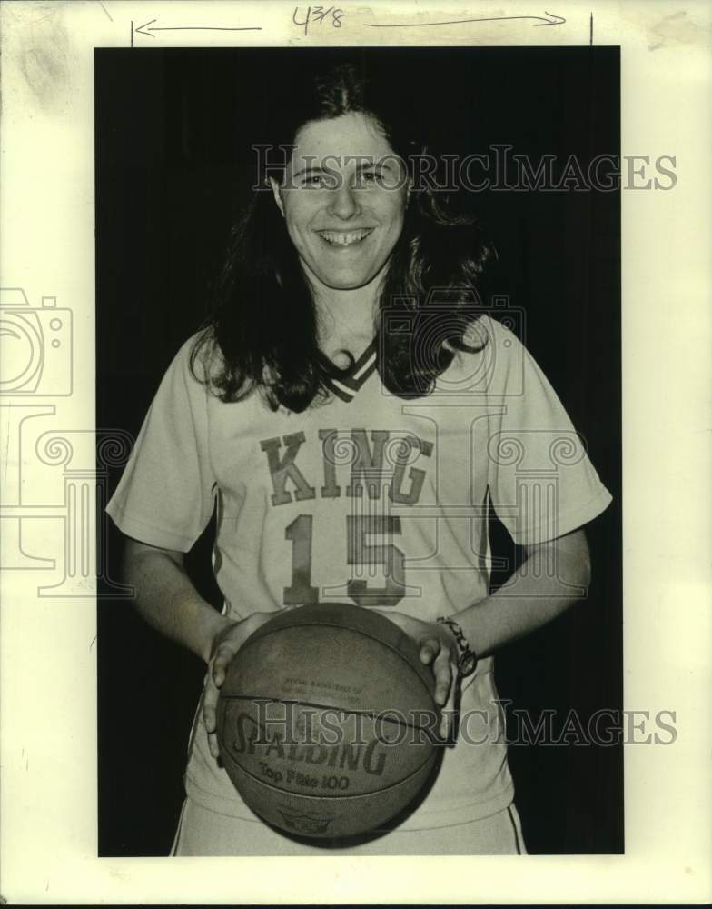 1982 Press Photo Basketball - Jackie Ridgway of King - nos29358 - Historic Images