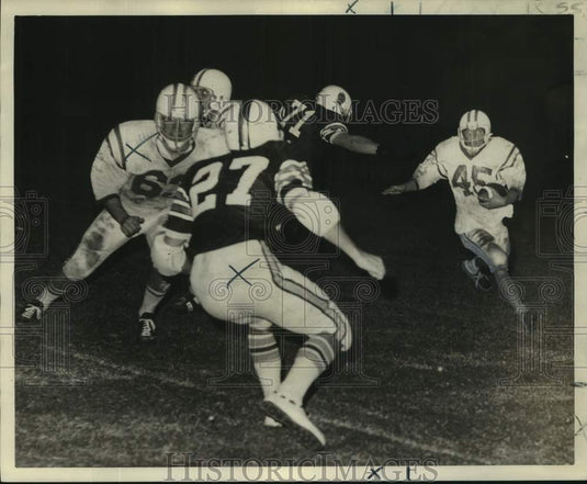 Press Photo Jesuit football tailback Robin Quitzau