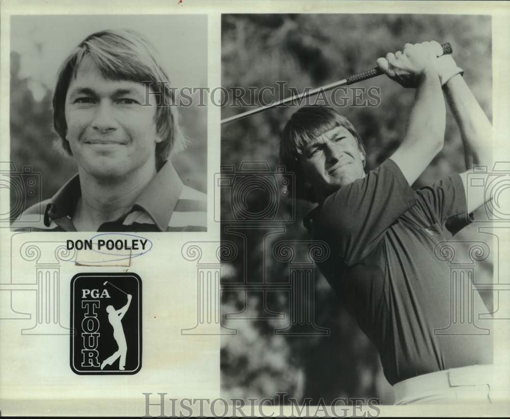 1984 Press Photo Two photos of PGA Tour golfer Don Pooley - nos29842 - Historic Images