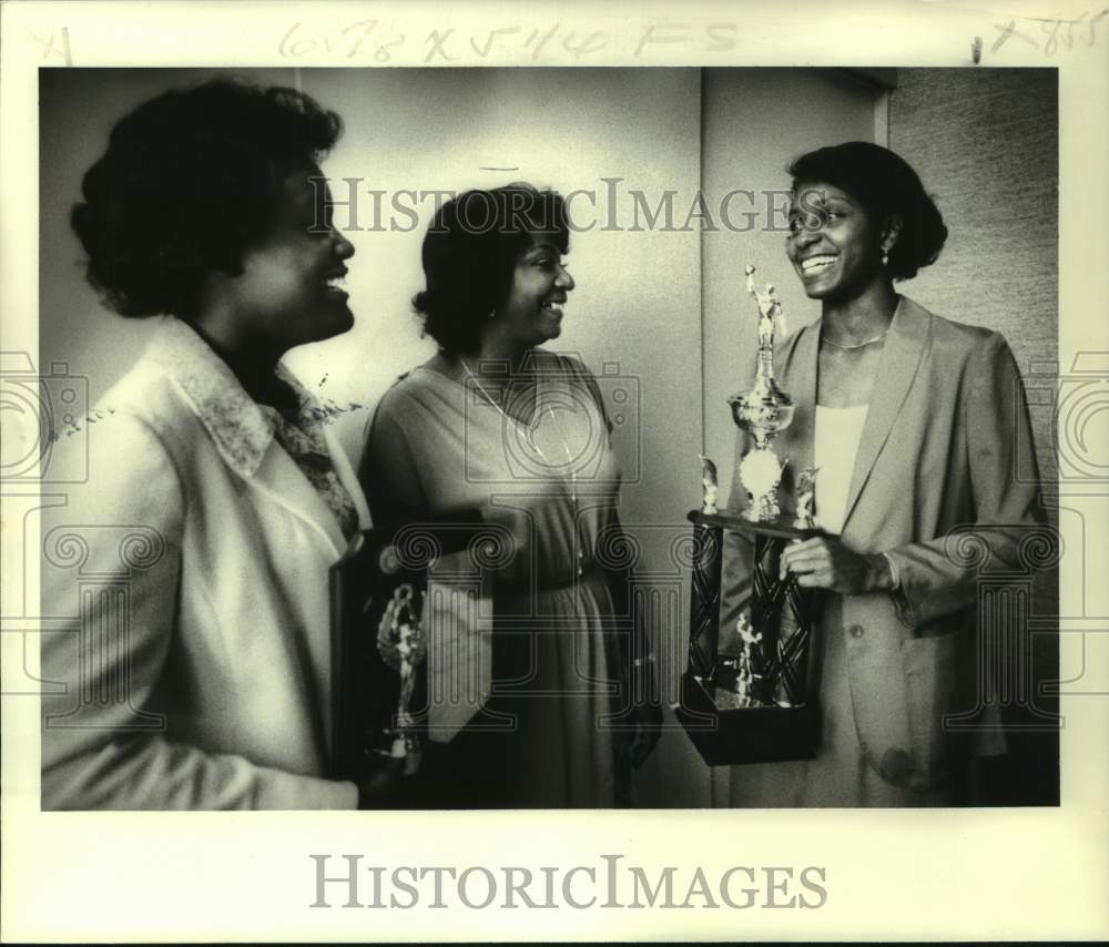 1979 Press Photo Dillard University basketball players and coach - nos29939- Historic Images