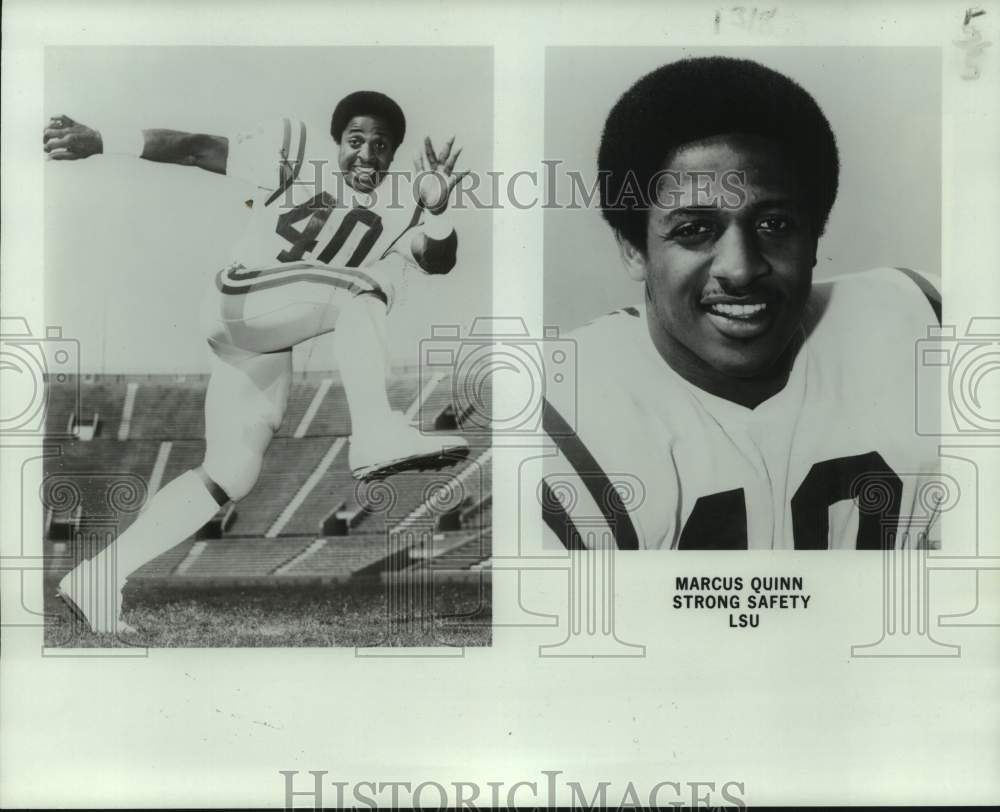 1982 Press Photo LSU college football player Marcus Quinn - nos29947- Historic Images