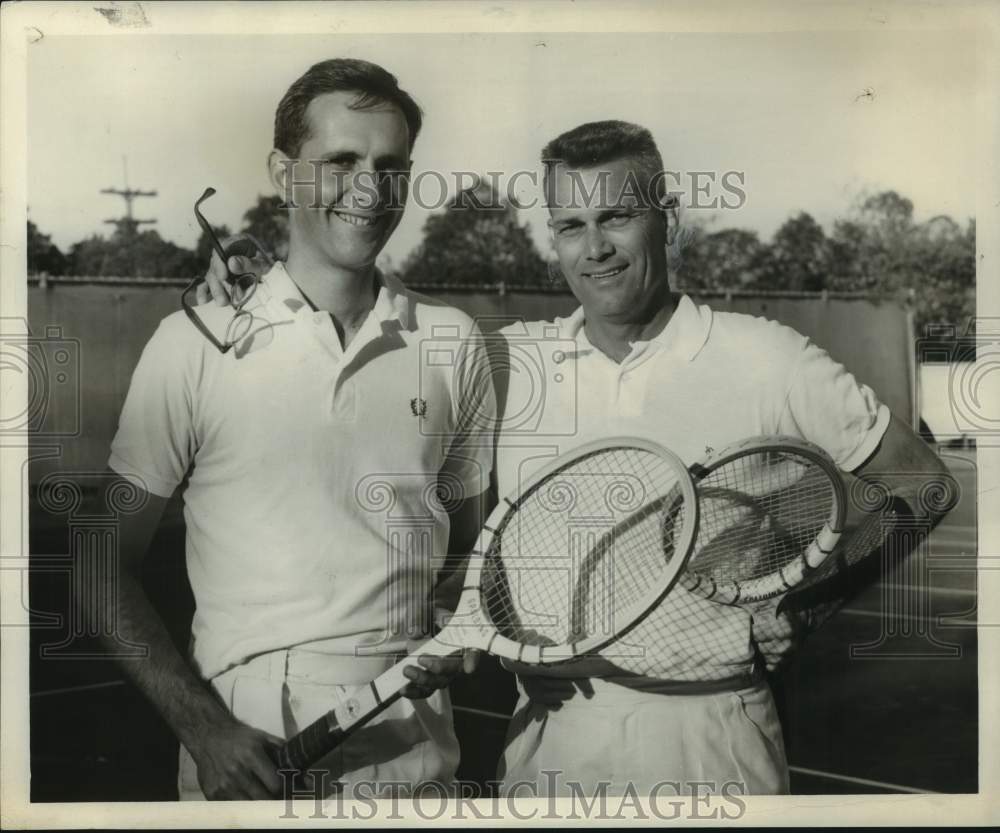Press Photo Tennis players Quillian and Mulloy - nos29948 - Historic Images
