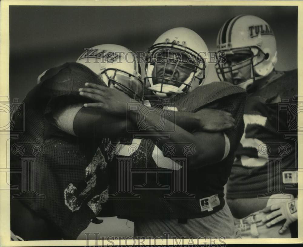 1992 Press Photo Tulane college football player Shawn Jones - nos29955- Historic Images