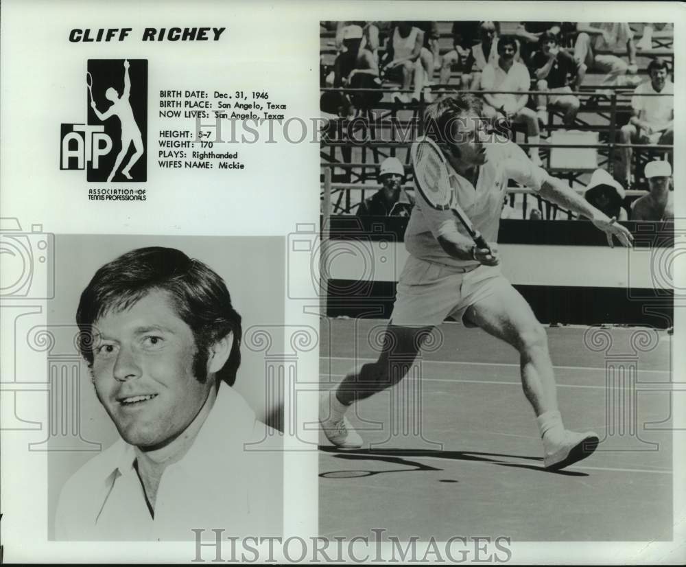 1979 Press Photo ATP tennis pro Cliff Richey - nos29997 - Historic Images