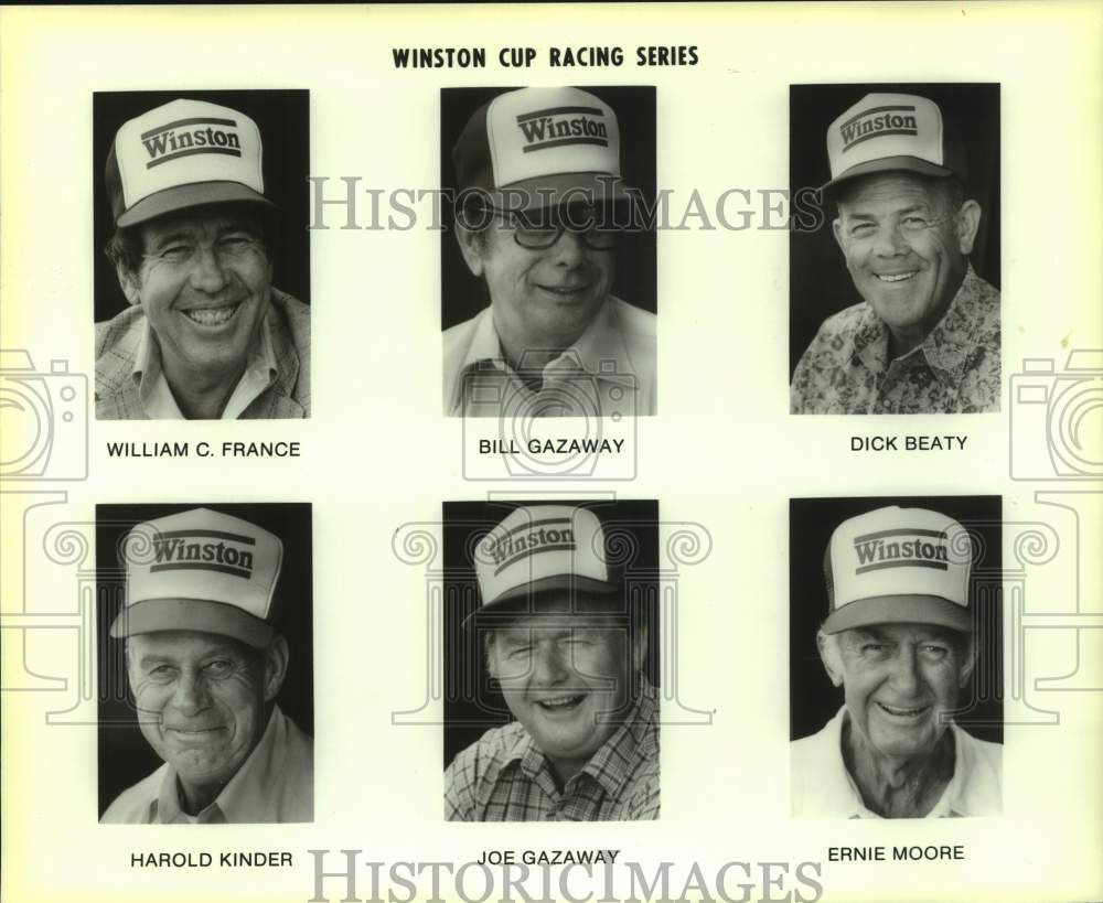 1982 Press Photo Winston Cup Racing Series Race Car Drivers - nos30095- Historic Images