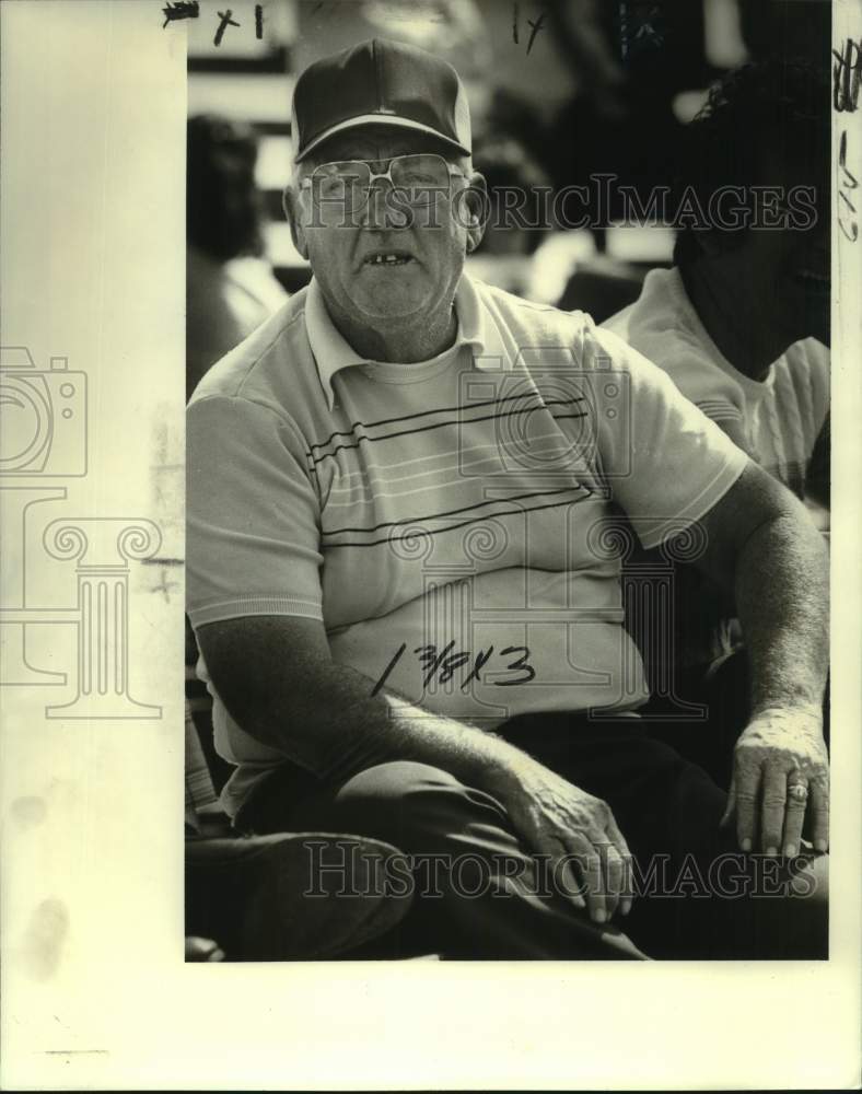 1979 Press Photo Delgado baseball coach Rags Scheuermann - nos30318- Historic Images