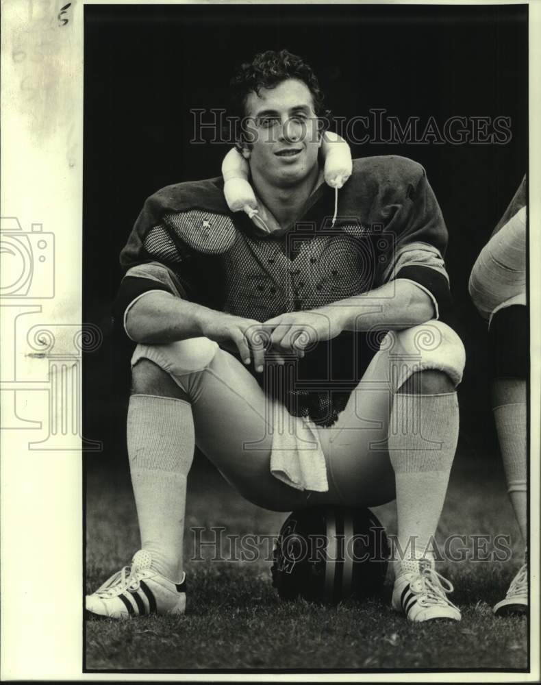 1981 Press Photo Football player Mike Schiro - nos30333 - Historic Images