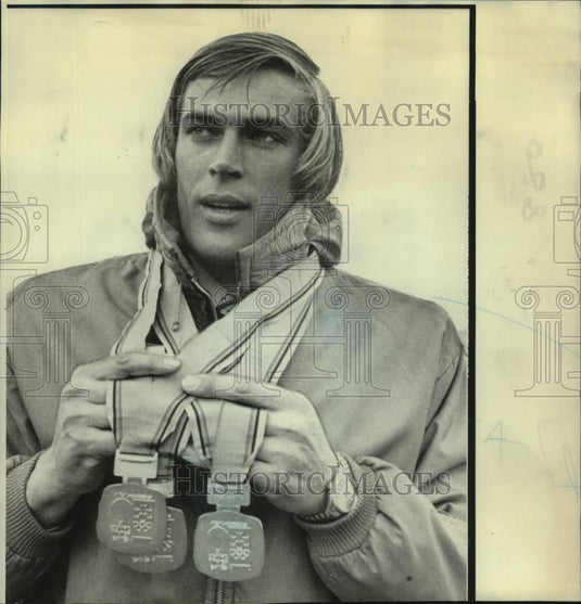 1972 Press Photo Dutch Olympic speed skater Ard Schenk - nos30352 - Historic Images