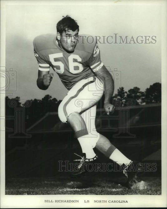 1970 Press Photo North Carolina college football player Bill Richardson- Historic Images