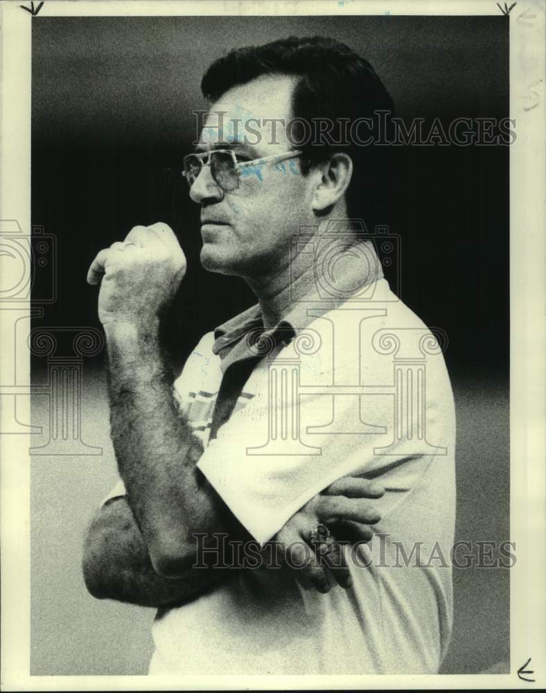 1983 Press Photo Rummel High football coach Easten Roth - nos30930- Historic Images