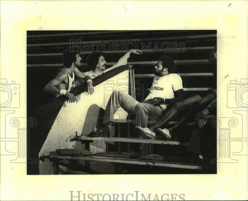 1978 Press Photo Truck Robinson at New Orleans Jazz basketball practice- Historic Images