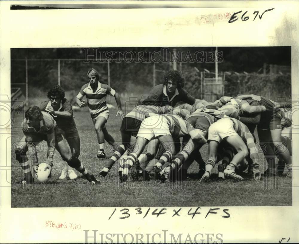 1978 Press Photo Rugby players in action - nos31607- Historic Images
