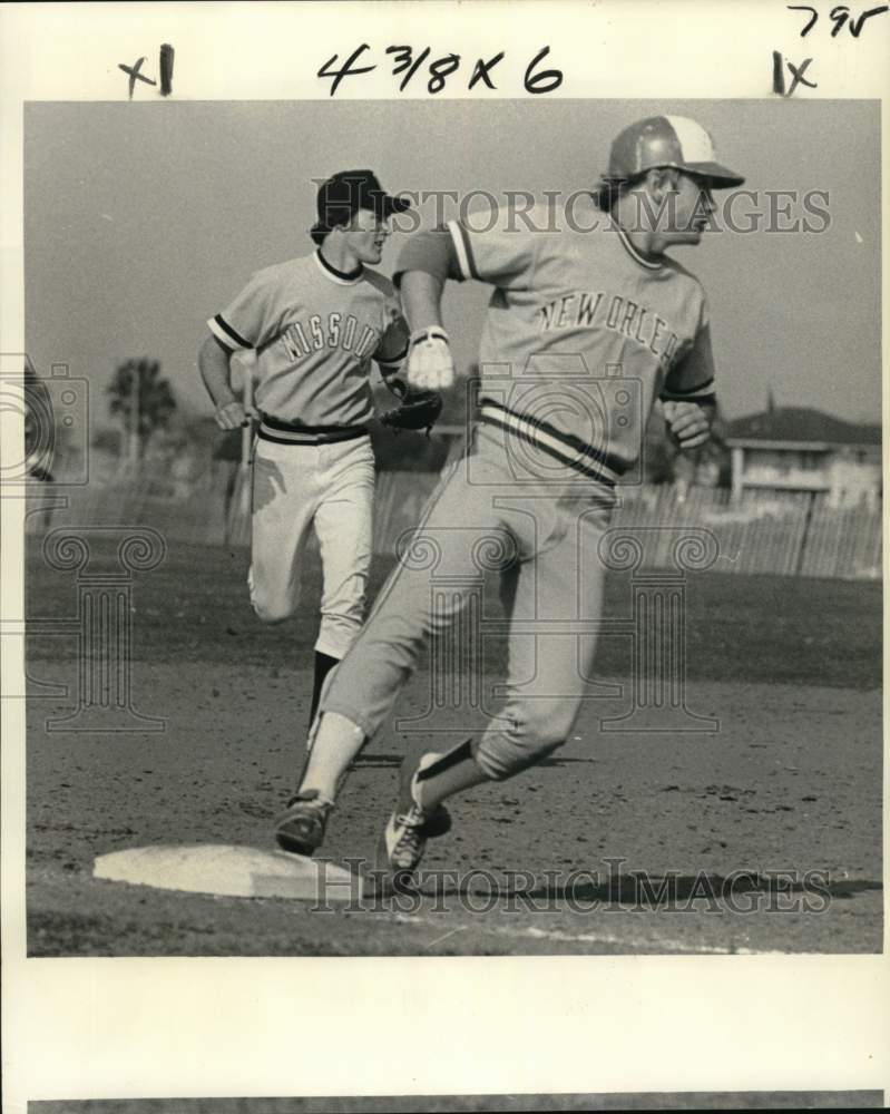 1978 Press Photo Leroy Weimer of UNO Baseball - nos31726- Historic Images