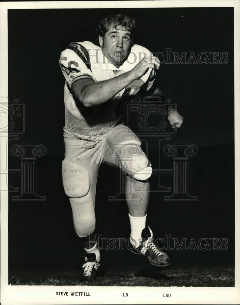 1974 Press Photo Steve Whitfill, LSU Linebacker - nos31963- Historic Images